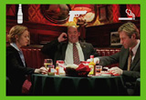 Maria Bello, David Koechner and Aaron Eckhart in Thank you for Smoking