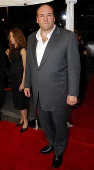 James Gandolfini at the Premiere of All the King's Men