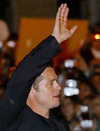 Brad Pitt at the Premiere of Babel at the Toronto International Film Festival