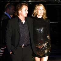 Sean Penn and Robin Wright Penn at the Premiere of All the King's Men