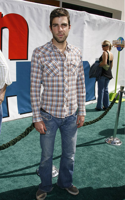 Zachary Quinto at the Premiere of Evan Almighty
